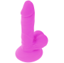 DIVERSIA - FLEXIBLE VIBRATING DILDO PURPLE 17 CM -O- 3.3 CM