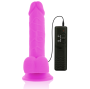 DIVERSIA - REALISTIC FLEXIBLE VIBRATING DILDO PURPLE 20.5 CM -O- 4.2 CM