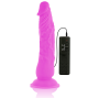 DIVERSIA - REALISTIC FLEXIBLE VIBRATING DILDO PURPLE 21 CM -O- 4.9 CM
