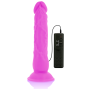DIVERSIA - REALISTIC FLEXIBLE VIBRATING DILDO PURPLE 21 CM -O- 4.9 CM