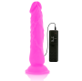 DIVERSIA - REALISTIC FLEXIBLE VIBRATING DILDO PURPLE 21 CM -O- 4.9 CM