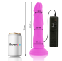 DIVERSIA - FLEXIBLE VIBRATING DILDO PURPLE 23 CM -O- 4.3 CM