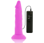 DIVERSIA - REALISTIC FLEXIBLE VIBRATING DILDO PURPLE 23 CM -O- 4.3 CM