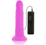 DIVERSIA - FLEXIBLE VIBRATING DILDO PURPLE 23 CM -O- 4.3 CM