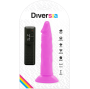 DIVERSIA - DILDO VIBRANT FLEXIBLE VIOLET 23 CM -O- 4.3 CM