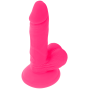 DIVERSIA - DILDO VIBRANTE FLESSIBILE ROSA 17 CM -O- 3.3 CM