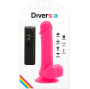 DIVERSIA - DILDO VIBRANT FLEXIBLE ROSE 20.5 CM -O- 4.2 CM