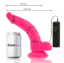 DIVERSIA - VIBRAO FLEXÍVEL DIVERSIA ROSA 21.5 CM -O- 4.5 CM