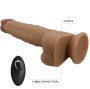 PRETTY LOVE - JONATHAN SILICONE DILDO 3 VIBRAÕES + 3 MEDIDAS DE INSERO CONTROLE REMOTO 21 CM