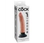 KING COCK - 17.78 CM VIBRATING COCK FLESH