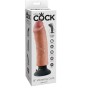 KING COCK - DILDO VIBRATORE 20.32 CM NATURALE