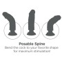 KING COCK - DILDO VIBRATORE CON TESTICOLI 17.78 CM NATURALE