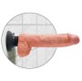 KING COCK - 25.5 CM VIBRATING COCK WITH BALLS FLESH