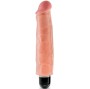 KING COCK - 17.8 CM VIBRATING STIFFY FLESH