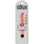 KING COCK - 17.8 CM VIBRATING STIFFY FLESH