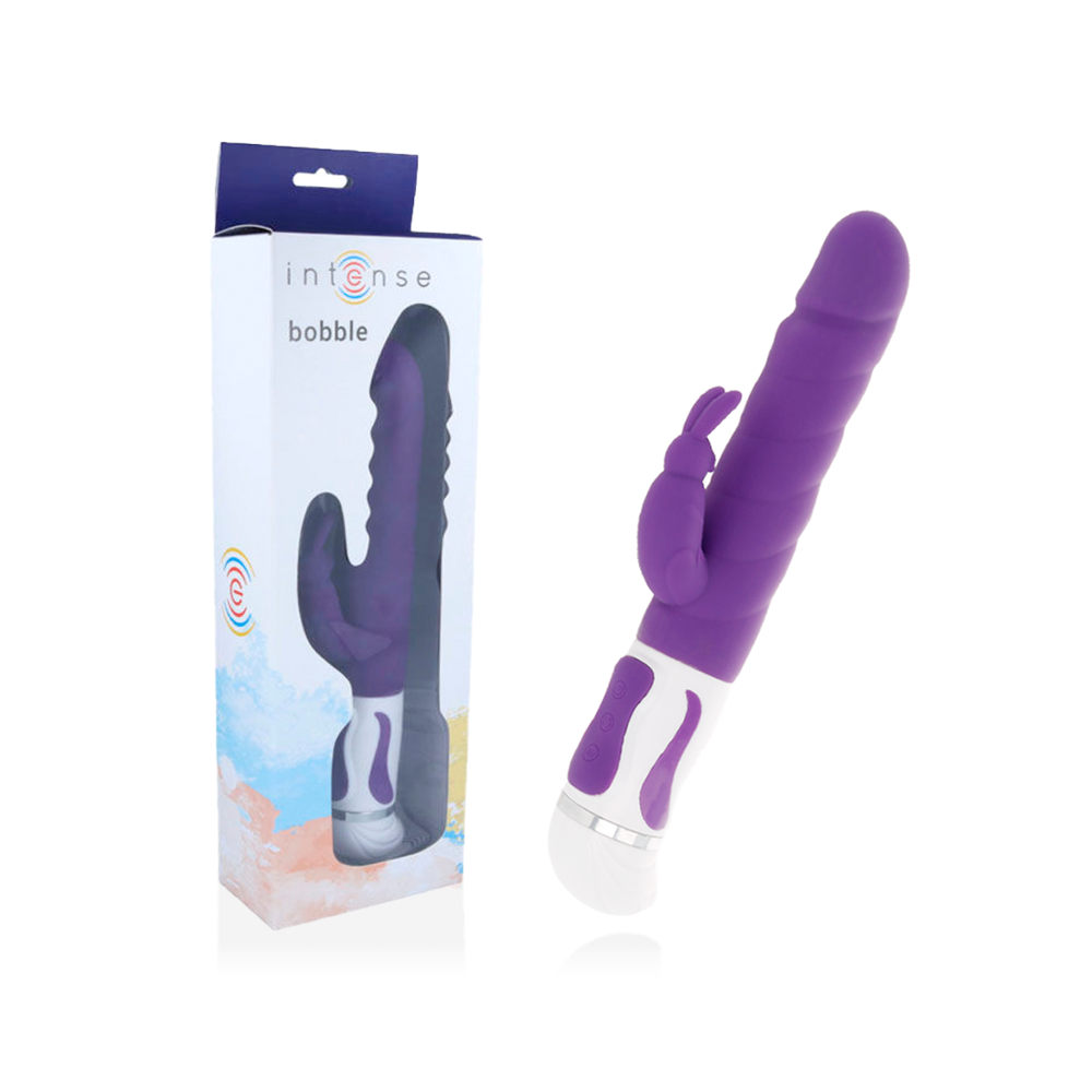 INTENSE - BOBBLE VIBRATOR ROTATOR LILAC SILICONE