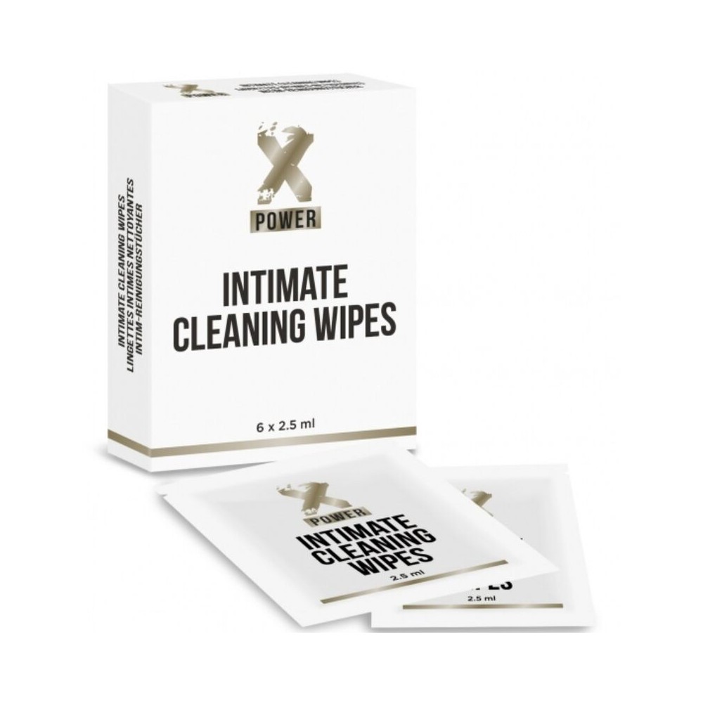 XPOWER - INTIMATE CLEANING WIPES 6 UNITS