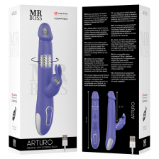MR BOSS - ARTURO VIBRATOR & ROTATOR + WATCHME REMOTE CONTROL