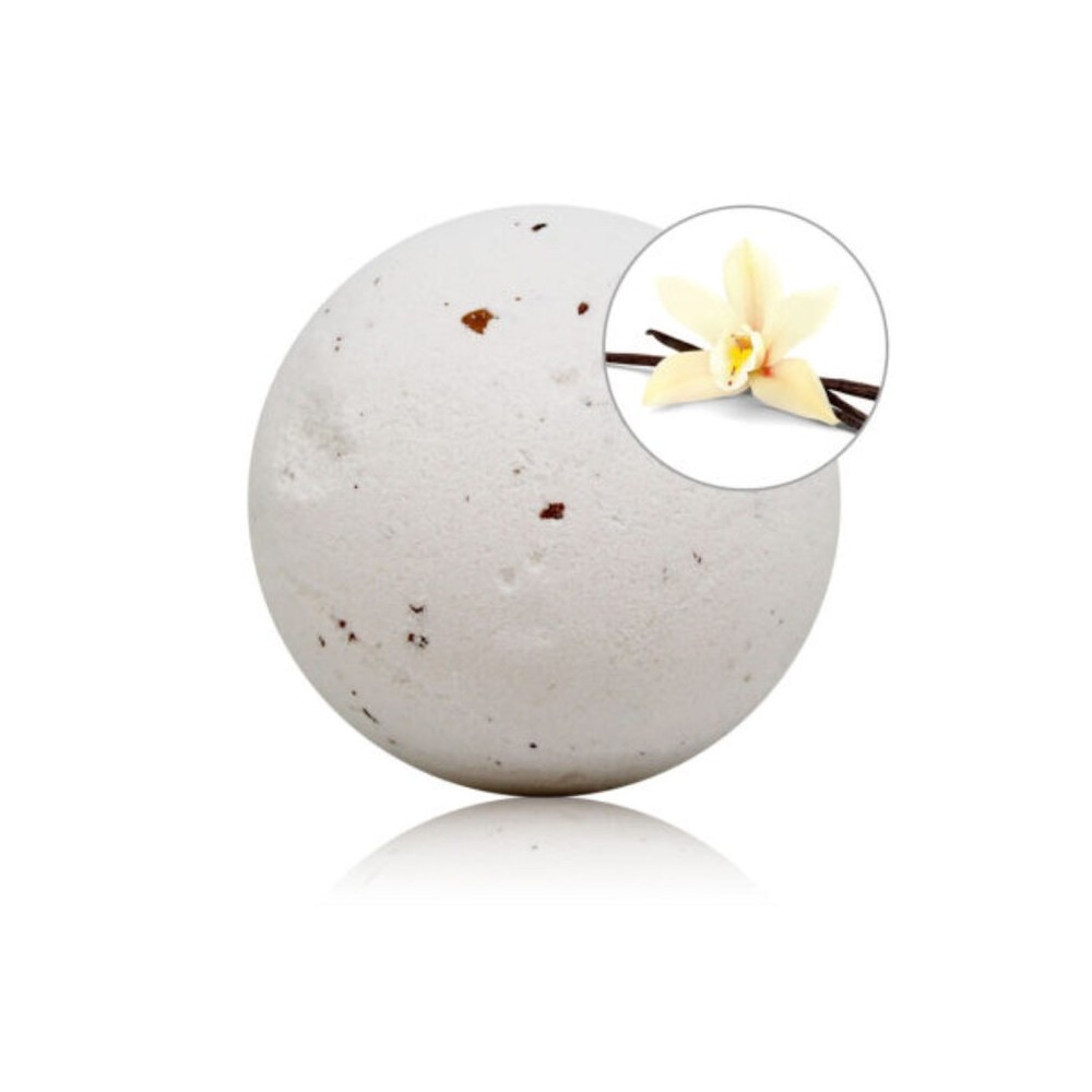 TALOKA - VANILLA SCENTED BATH BOMB WITH ROSE PETALS