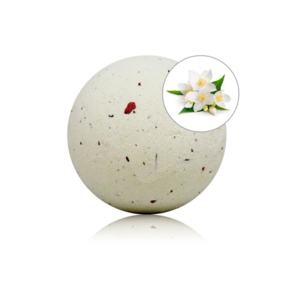 TALOKA - JASMINE SCENTED BATH BOMB WITH ROSE PETALS