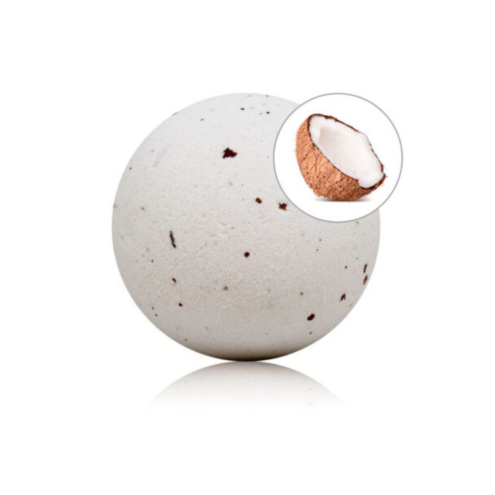 TALOKA - COCONUT SCENTED BATH BOMB WITH ROSE PETALS