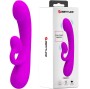 PRETTY LOVE - SINCERO VIBRADOR E SUCÇÃO CLITÓRICA DE SILICONE ROXO