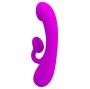 PRETTY LOVE - SINCERO VIBRATORE CLITORIDEO IN SILICONE E SUCCHIATORE VIOLA