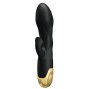 PRETTY LOVE - VIBRADOR DE LUXO Banhado A OURO RECARREGVEL PRETO