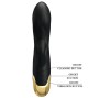 PRETTY LOVE - VIBRATORE DI LUSSO NERO RICARICABILE PLACCATO IN ORO