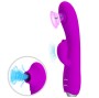 PRETTY LOVE - VIBRATEUR RECHARGEABLE REGINA - GEL À ASPIRATION VIOLET