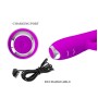 PRETTY LOVE - REGINA RECHARGEABLE VIBRATOR-SUCTION GEL PURPLE