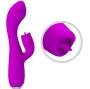 PRETTY LOVE - GLORIA RECHARGEABLE RABBIT VIBRATOR-WATERPROOF PURPLE