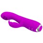 PRETTY LOVE - VIBRATORE RICARICABILE RACHEL CON VENTOSA VIOLA