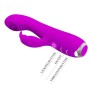 PRETTY LOVE - VIBRATEUR RECHARGEABLE RACHEL AVEC VENTOUSE VIOLETTE