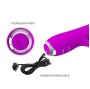 PRETTY LOVE - VIBRATEUR RECHARGEABLE RACHEL AVEC VENTOUSE VIOLETTE
