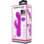 PRETTY LOVE - RACHEL RECHARGEABLE VIBRATOR WITH PURPLE SUCTION CUP