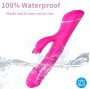 ARMONY - DILDO VIBRADOR COELHO SILICONE FÚCSIA