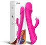 ARMONY - DILDO VIBRADOR COELHO SILICONE FÚCSIA