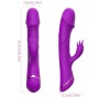 ARMONY - GODE VIBRATEUR LAPIN SILICONE VIOLET
