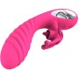 ARMONY - VIBRATEUR VICKY RABBIT AVEC LANGUE ANNEAU DE TIRAGE FUCHSIA