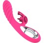 ARMONY - VIBRATEUR VICKY RABBIT AVEC LANGUE ANNEAU DE TIRAGE FUCHSIA