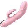 ARMONY - VIBRADOR DE COELHO TOTALMENTE ROSA EFEITO DE CALOR