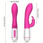ARMONY - HAPPY VIBRADOR E ESTIMULADOR DE COELHO FÚCSIA