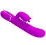 PRETTY LOVE - VIBRADOR DE COELHO COM LAMBEDURA FÚCSIA