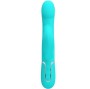 PRETTY LOVE - RABBIT VIBRATOR PEARLS AQUA GREEN