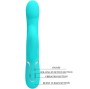 PRETTY LOVE - RABBIT VIBRATOR PEARLS AQUA GREEN