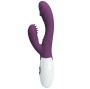PRETTY LOVE - ANDRE VIBRATORE RABBIT E STIMOLATORE PUNTO G VIOLA