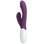 PRETTY LOVE - ANDRE VIBRATORE RABBIT E STIMOLATORE PUNTO G VIOLA
