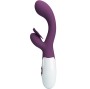 PRETTY LOVE - BUTTERFLY KISS RABBIT VIBRATOR & G-SPOT STIMULATOR LILA