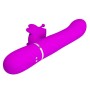 PRETTY LOVE - MULTIFUNCTION RABBIT VIBRATOR 4 IN 1 BUTTERFLY FUCHSIA